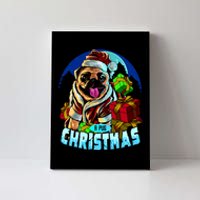 Best Pug Christmas Canvas