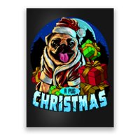 Best Pug Christmas Poster