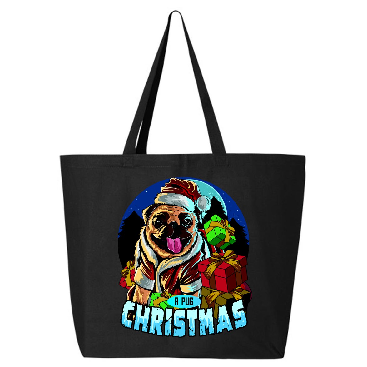 Best Pug Christmas 25L Jumbo Tote