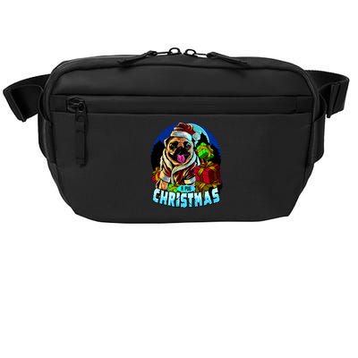 Best Pug Christmas Crossbody Pack