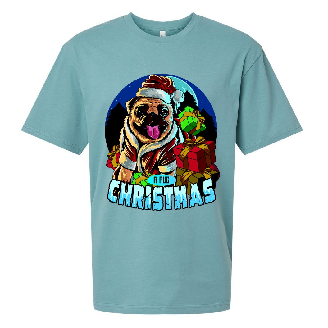 Best Pug Christmas Sueded Cloud Jersey T-Shirt