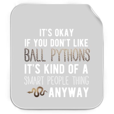 Ball Python Cute Gift Snake Reptile Herpetology Ball Python Funny Gift Permanent Decal Sticker