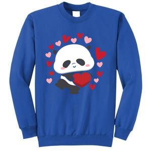 Bear Panda Cute Heart Love Rotic Valentine's Couple Cute Gift Sweatshirt