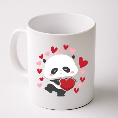 Bear Panda Cute Heart Love Rotic Valentine's Couple Cute Gift Coffee Mug