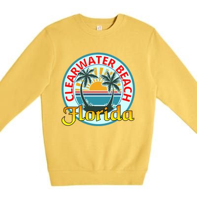 Beach Please Clearwater Beach Florida Beach Spring Break Cute Gift Premium Crewneck Sweatshirt