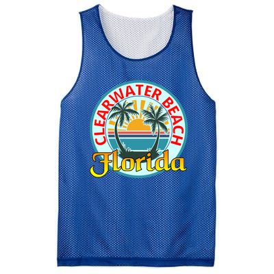 Beach Please Clearwater Beach Florida Beach Spring Break Cute Gift Mesh Reversible Basketball Jersey Tank