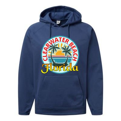 Beach Please Clearwater Beach Florida Beach Spring Break Cute Gift Performance Fleece Hoodie