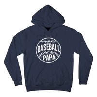 Baseball Papa Coach Fathers Day Hoodie