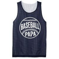 Baseball Papa Coach Fathers Day Mesh Reversible Basketball Jersey Tank