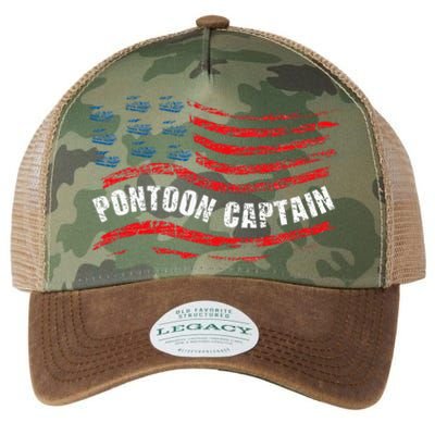 Boating Pontoon Captain Women 4th Of July Pontoon Boat Legacy Tie Dye Trucker Hat