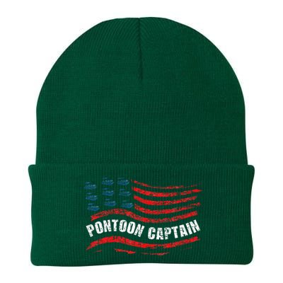 Boating Pontoon Captain Women 4th Of July Pontoon Boat Knit Cap Winter Beanie