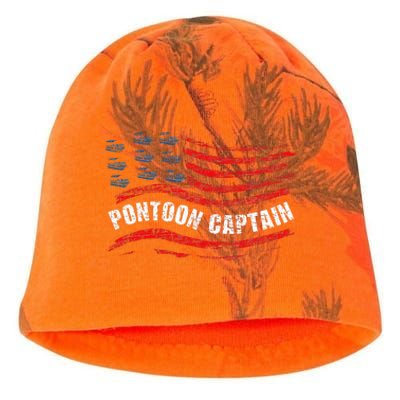 Boating Pontoon Captain Women 4th Of July Pontoon Boat Kati - Camo Knit Beanie