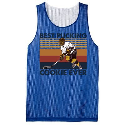 Best Pucking Cookie Ever Funny Hockey Aunt Saying Gift Mesh Reversible Basketball Jersey Tank