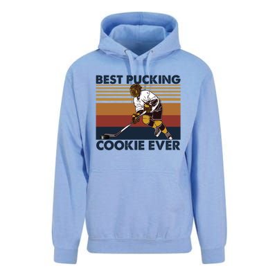 Best Pucking Cookie Ever Funny Hockey Aunt Saying Gift Unisex Surf Hoodie