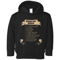 Bachelor Party Checklist Toddler Hoodie