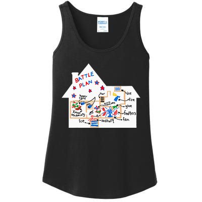 Battle Plan Christmas Home Hand Dawn Alone Xmas Ladies Essential Tank