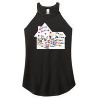 Battle Plan Christmas Home Hand Dawn Alone Xmas Women's Perfect Tri Rocker Tank