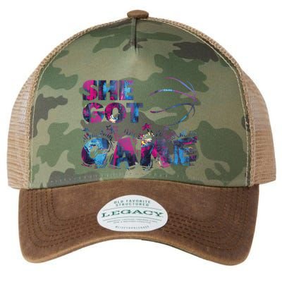 Basketball Player Cool Basketball Lover Mom Gift Legacy Tie Dye Trucker Hat