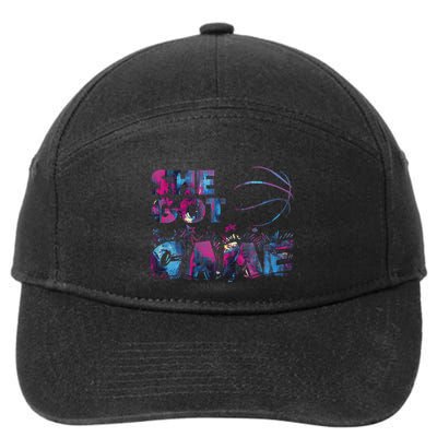 Basketball Player Cool Basketball Lover Mom Gift 7-Panel Snapback Hat