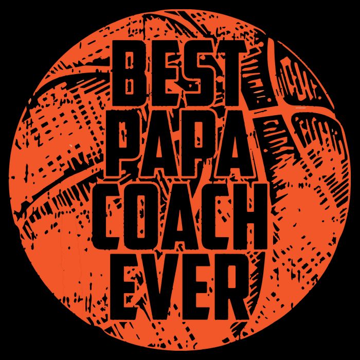 Best Papa Coach Ever Basketball Cool Sports Team Dad Father Cooling Performance Crew T-Shirt