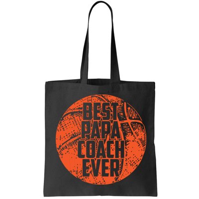Best Papa Coach Ever Basketball Cool Sports Team Dad Father Bag