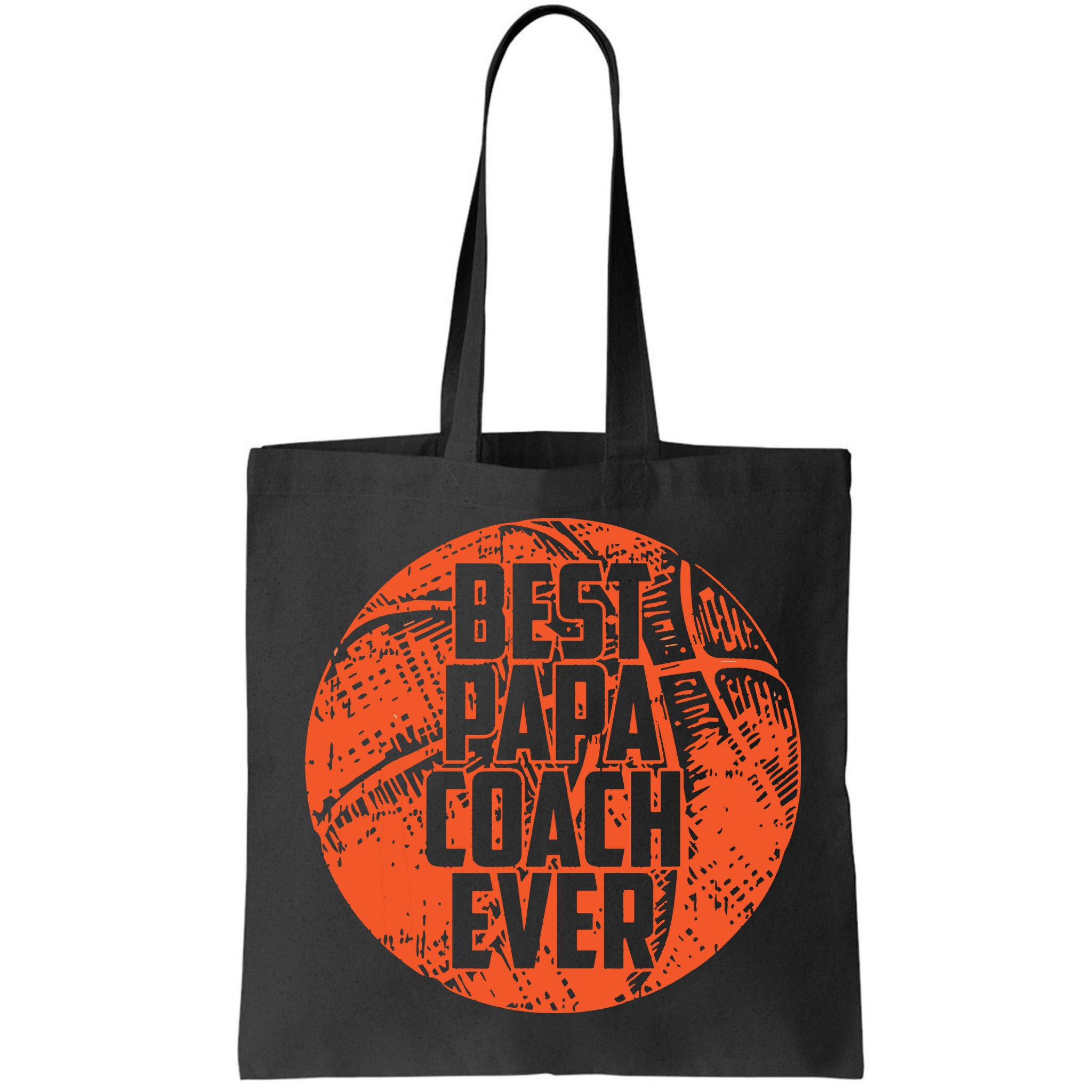 Best Papa Coach Ever Basketball Cool Sports Team Dad Father Bag