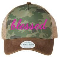 Blessed Pink Christian Legacy Tie Dye Trucker Hat