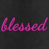 Blessed Pink Christian 7 Panel Mesh Trucker Snapback Hat