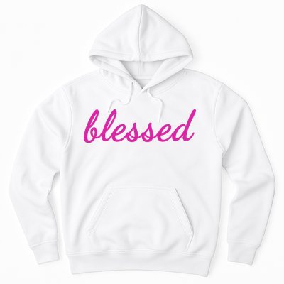 Blessed Pink Christian Hoodie