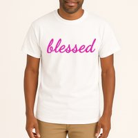 Blessed Pink Christian Tall T-Shirt