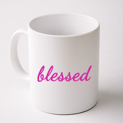 Blessed Pink Christian Mug