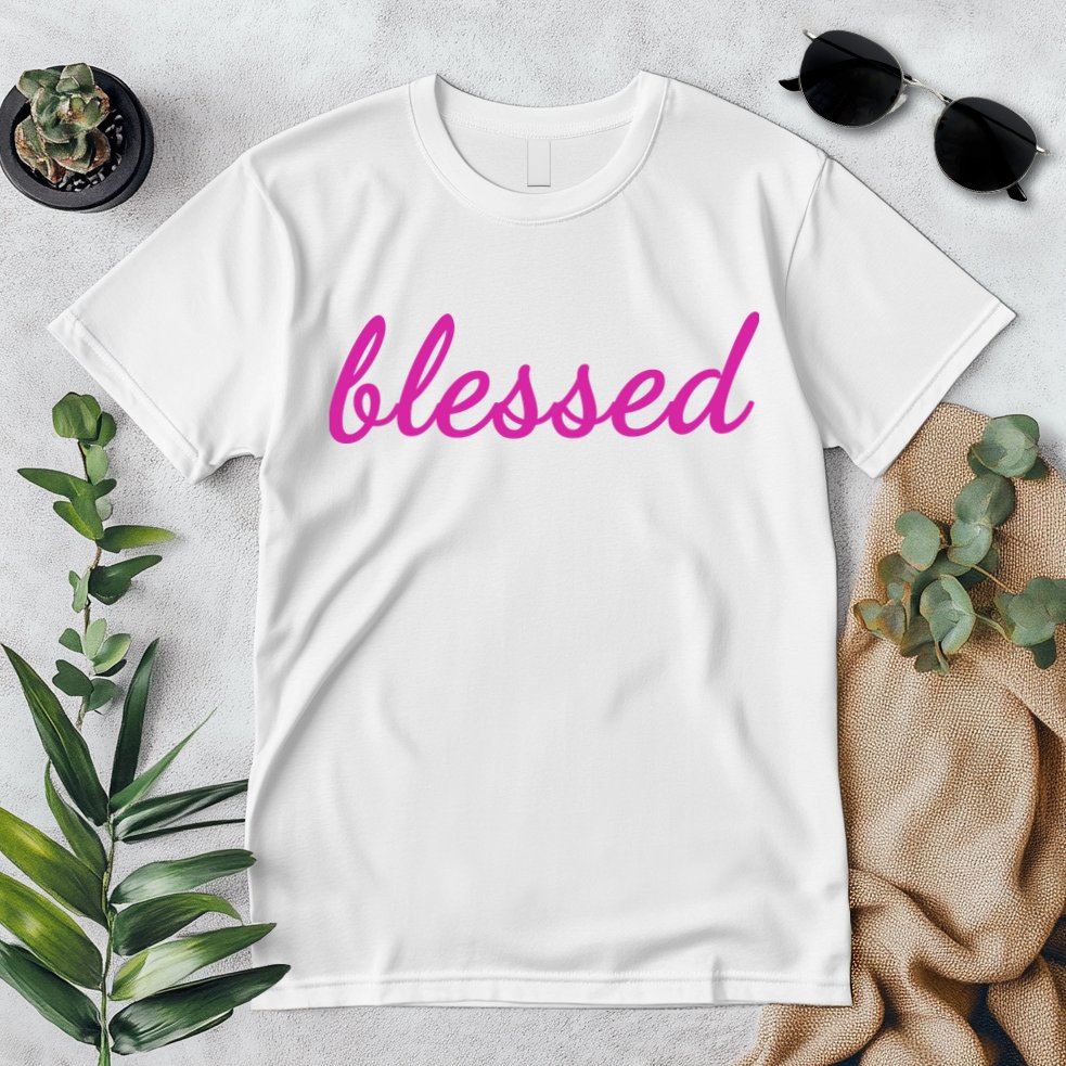 Blessed Pink Christian Premium T-Shirt