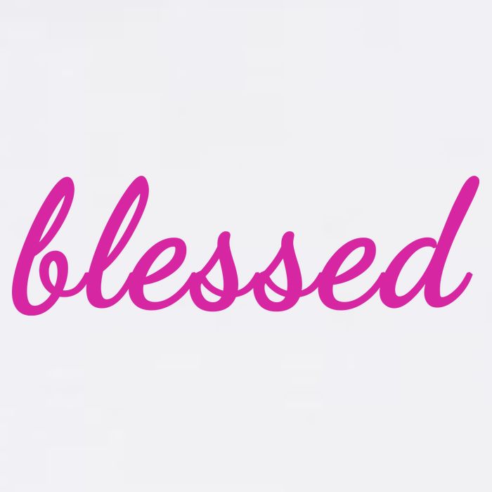 Blessed Pink Christian Wool Snapback Cap