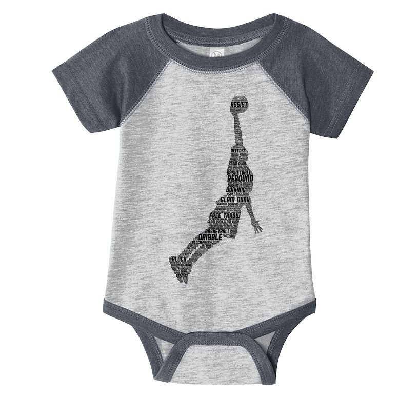 Basketball Player Coach Infant Baby Jersey Bodysuit