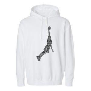 Basketball Player Coach Garment-Dyed Fleece Hoodie