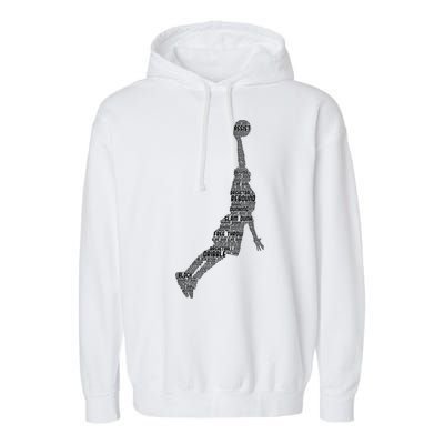 Basketball Player Coach Garment-Dyed Fleece Hoodie