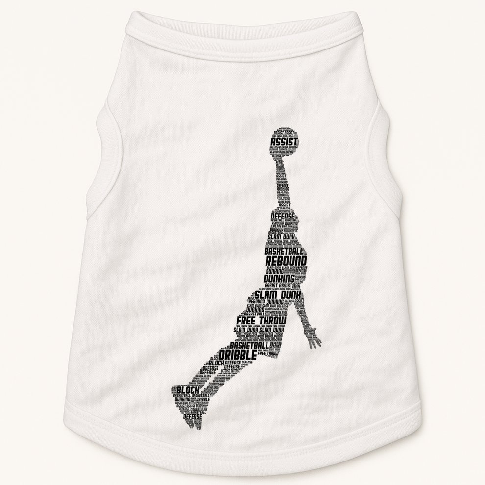 Basketball Player Coach Doggie Tank