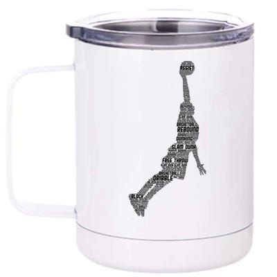 Basketball Player Coach 12 oz Stainless Steel Tumbler Cup