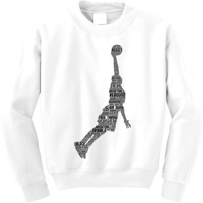 Basketball Player Coach Kids Sweatshirt