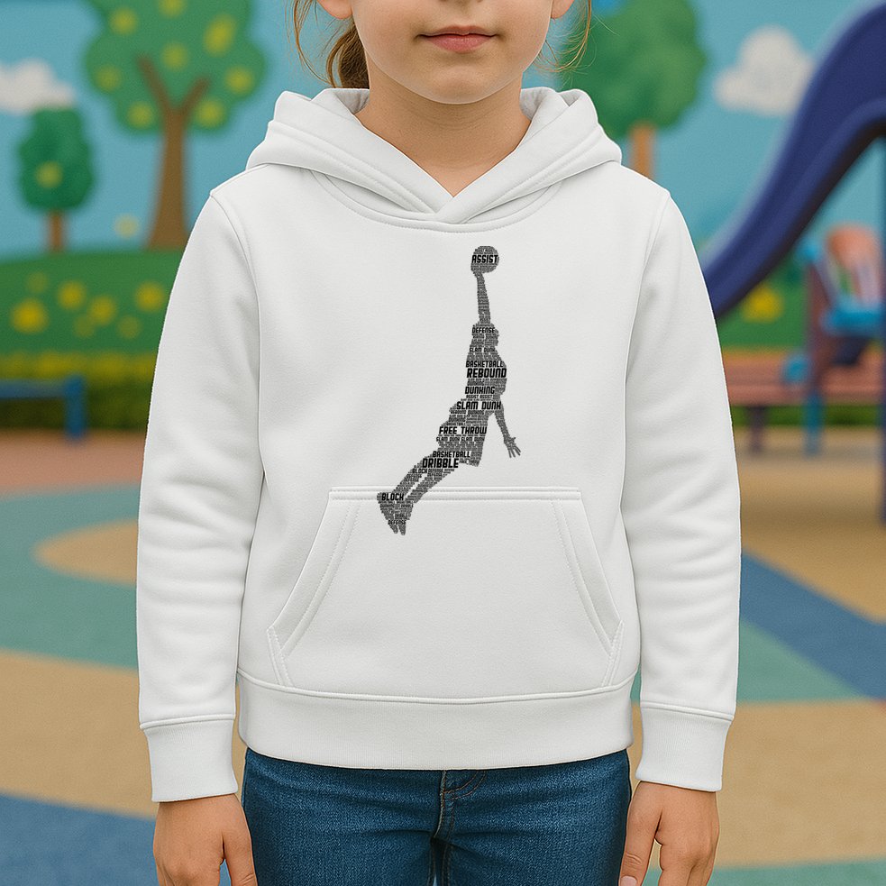 Basketball Player Coach Kids Hoodie