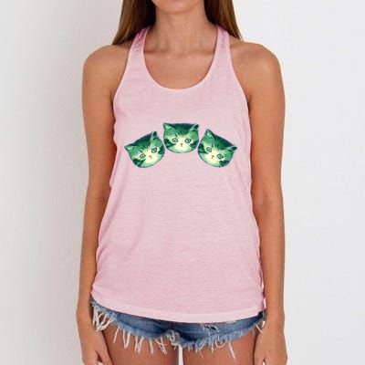 Boris Pavlikovsky Cat Women's Knotted Racerback Tank