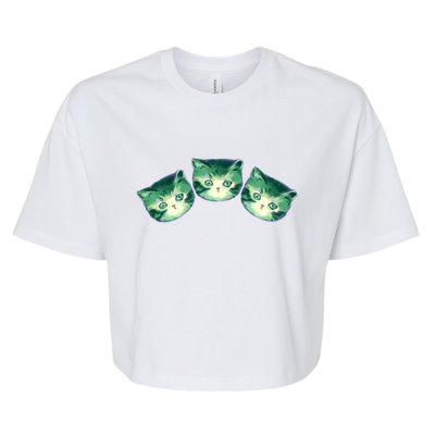 Boris Pavlikovsky Cat Bella+Canvas Jersey Crop Tee