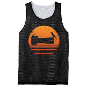 Bird Photographer Camera Retro Mesh Reversible Basketball Jersey Tank