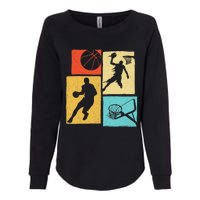 Basketball Players - Colorful Ball Hoop Sports Lover Womens California Wash Sweatshirt