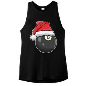 Billiards Player Christmas Costume Pool Funny Gift Ladies PosiCharge Tri-Blend Wicking Tank