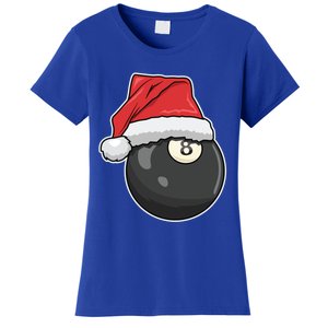 Billiards Player Christmas Costume Pool Funny Gift Women's T-Shirt