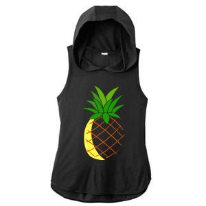 Big Pineapple Costume Cute Easy Fruit Halloween Gift Ladies PosiCharge Tri-Blend Wicking Draft Hoodie Tank