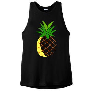 Big Pineapple Costume Cute Easy Fruit Halloween Gift Ladies PosiCharge Tri-Blend Wicking Tank