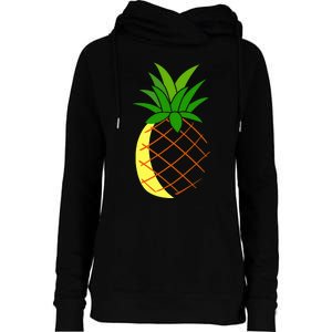 Big Pineapple Costume Cute Easy Fruit Halloween Gift Womens Funnel Neck Pullover Hood