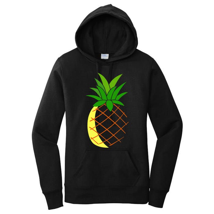 Big Pineapple Costume Cute Easy Fruit Halloween Gift Women's Pullover Hoodie